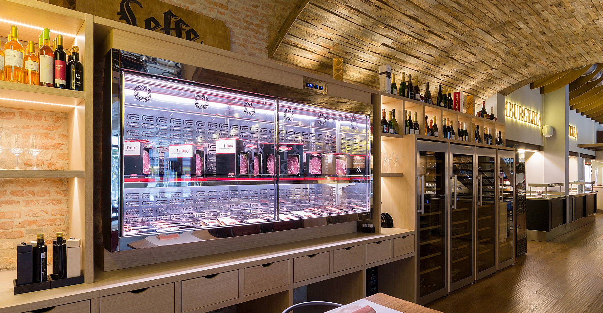 Armoires de boucheries et charcuteries