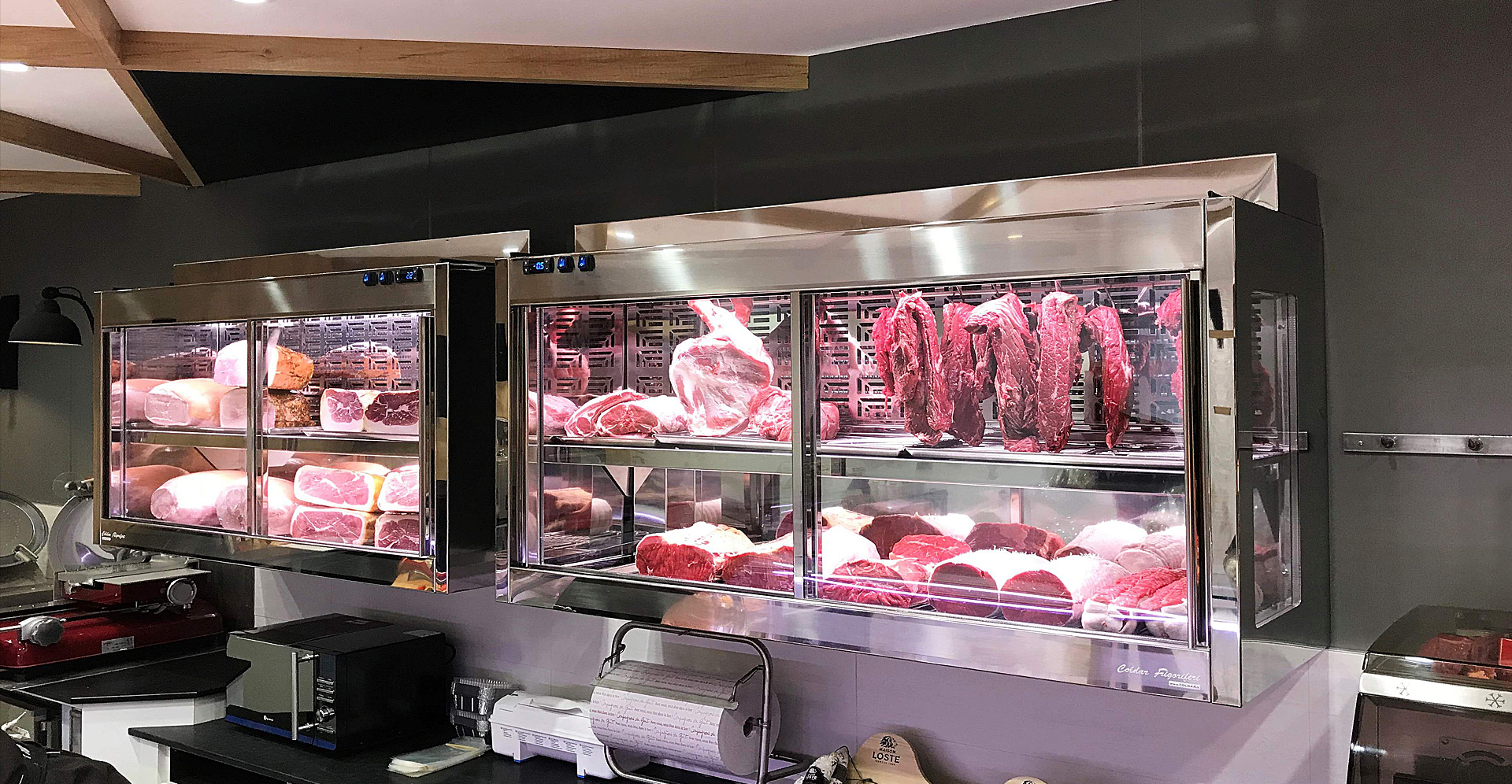 Armoires de boucheries et charcuteries