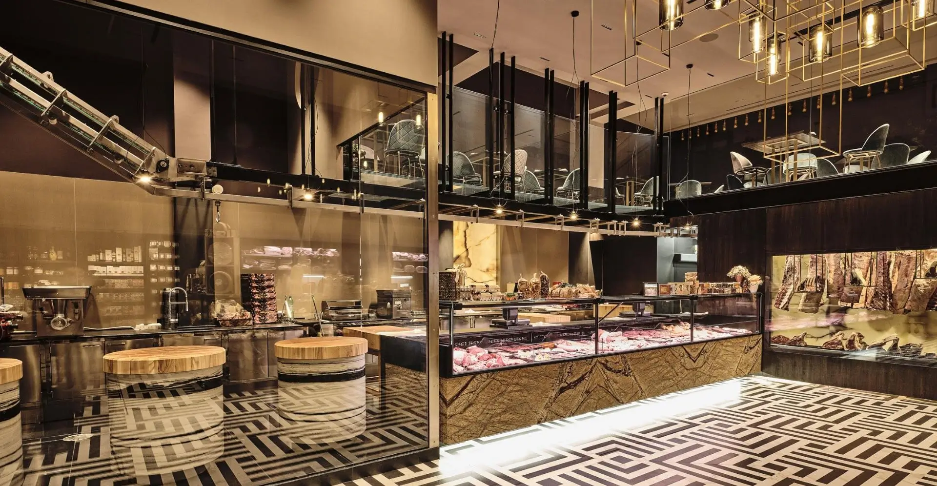 Vitrines de boucheries et charcuteries