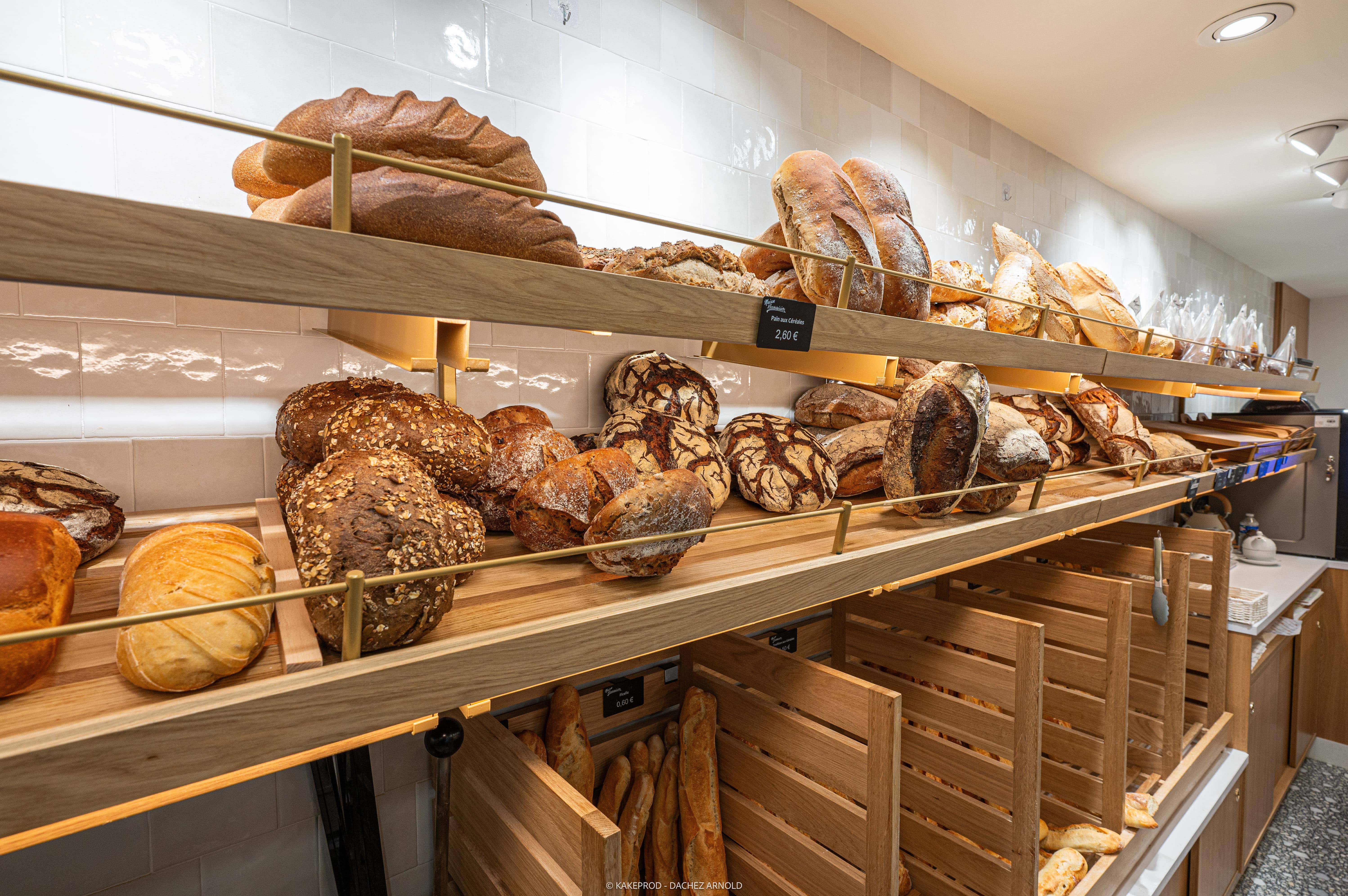 Vitrine boulangerie et patisserie