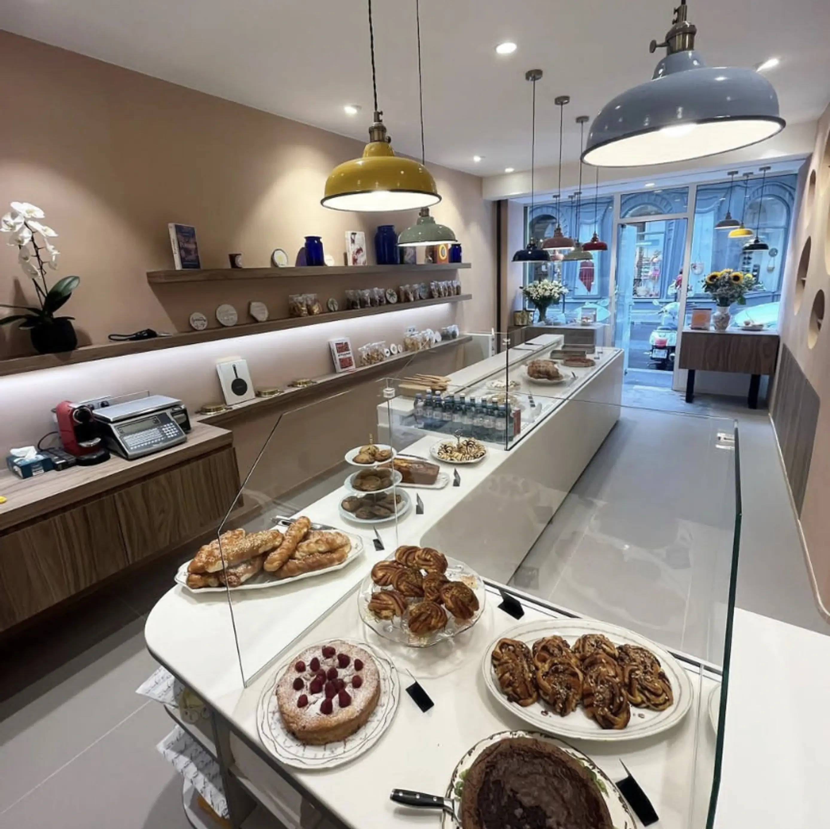 Vitrine boulangerie et patisserie