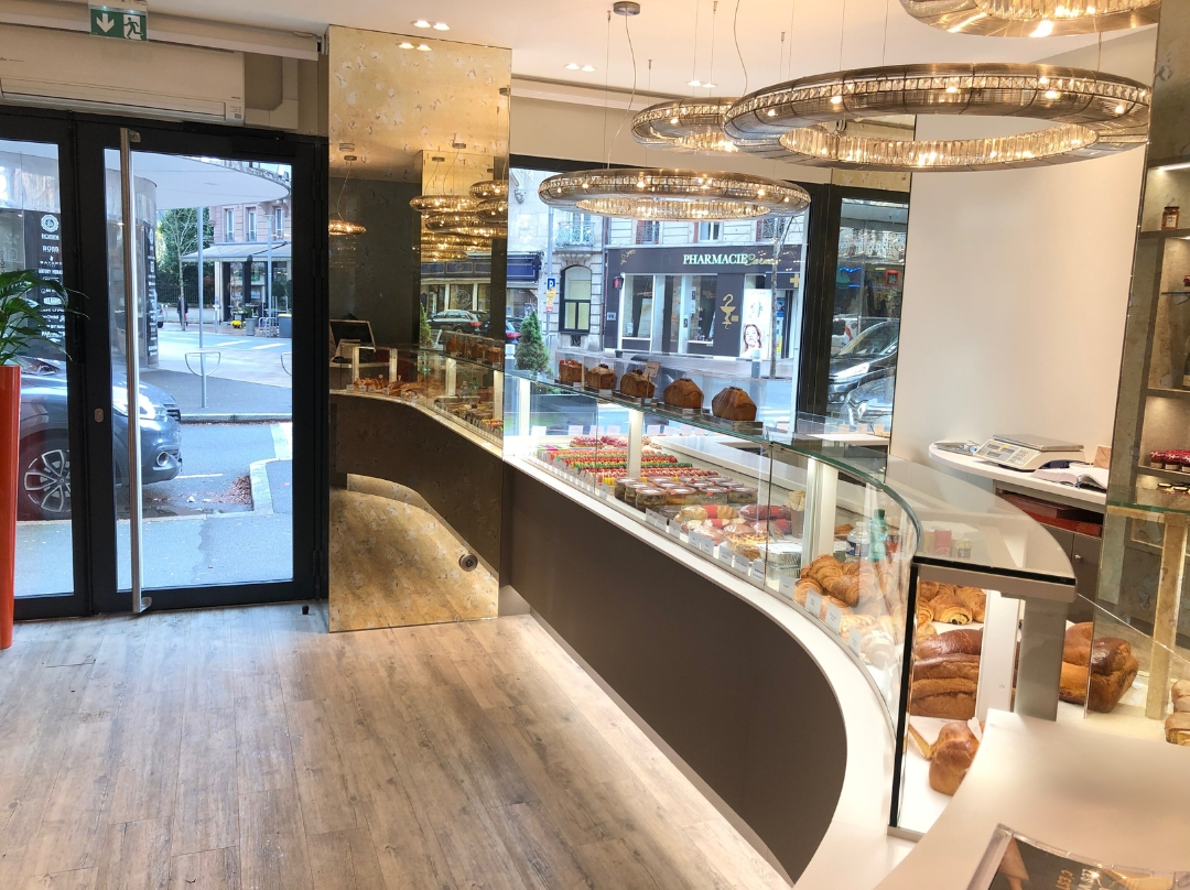 Vitrine boulangerie et patisserie