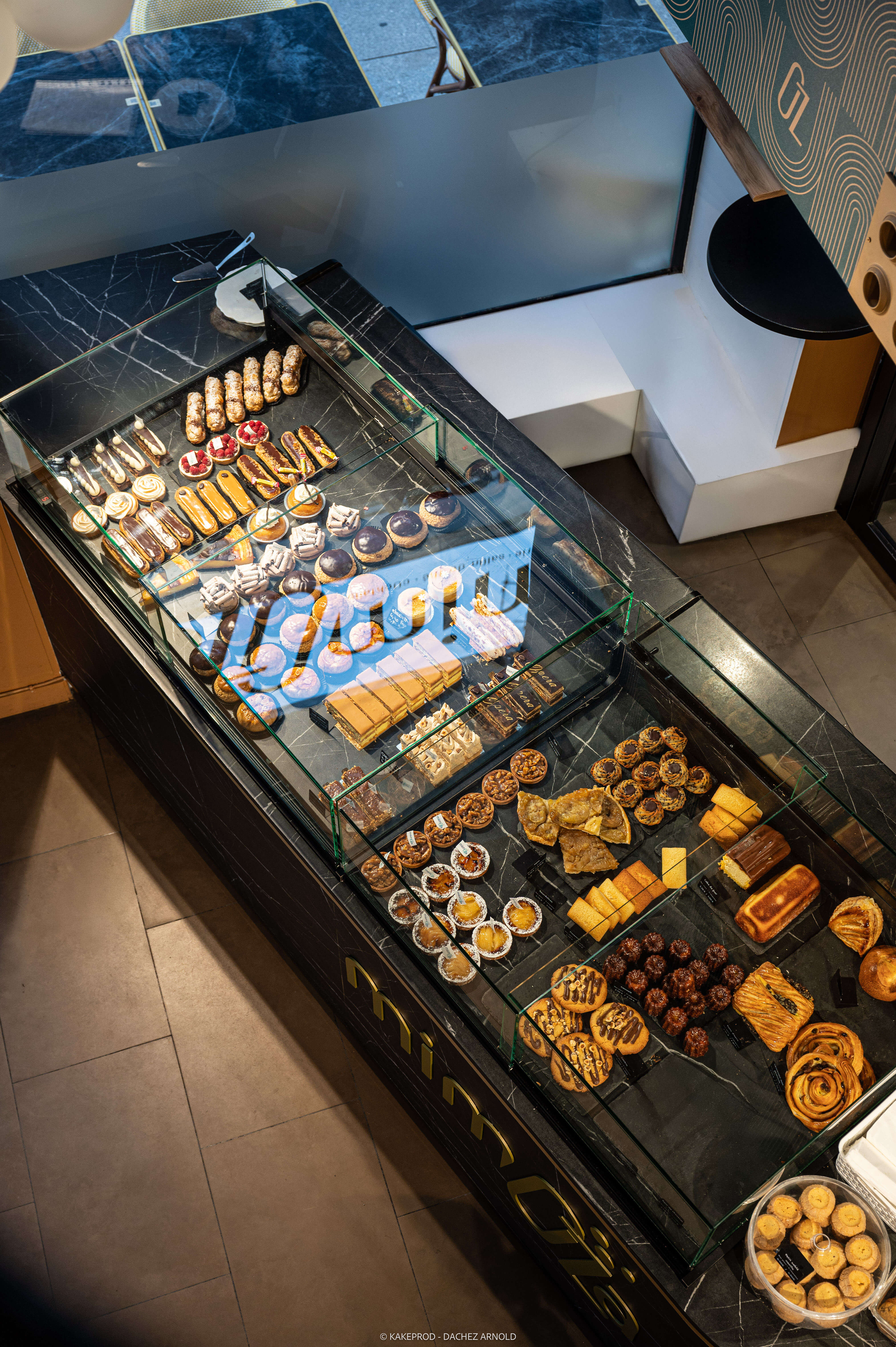 Vitrine boulangerie et patisserie