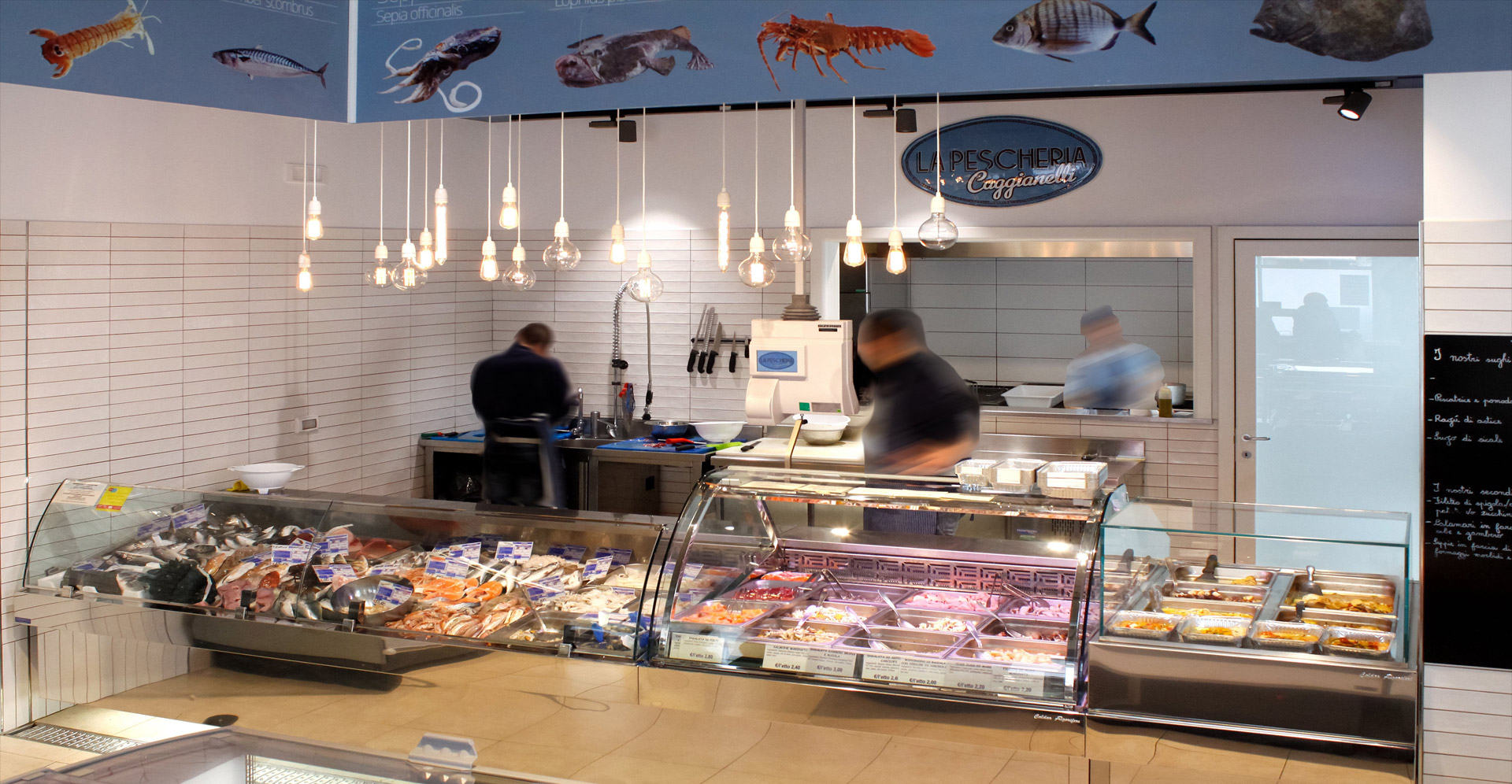 Vitrine poissonnerie