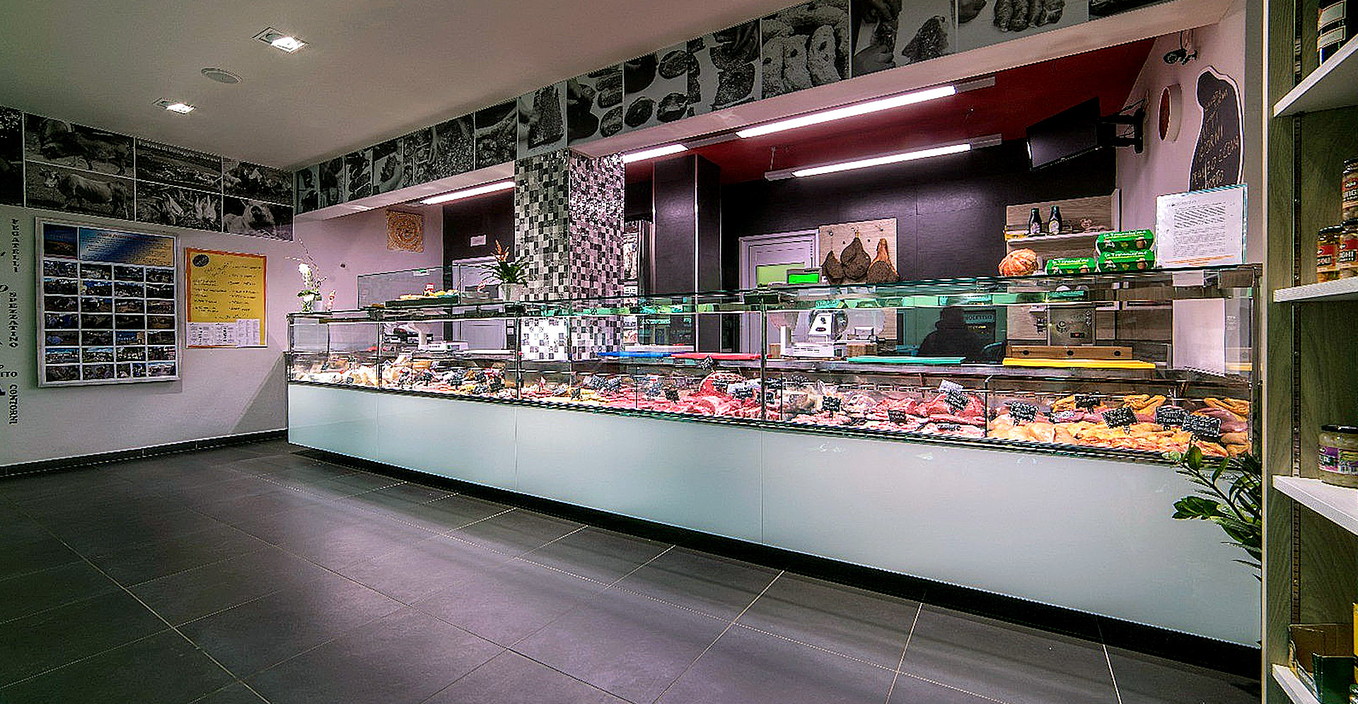 Vitrine boulangerie et patisserie