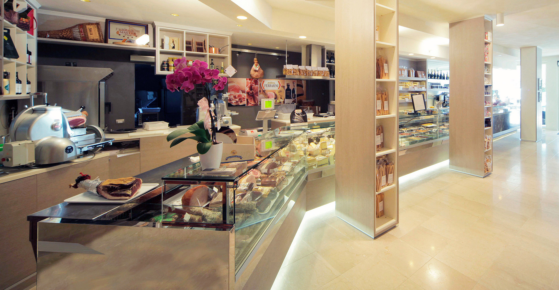 Vitrine boulangerie et patisserie