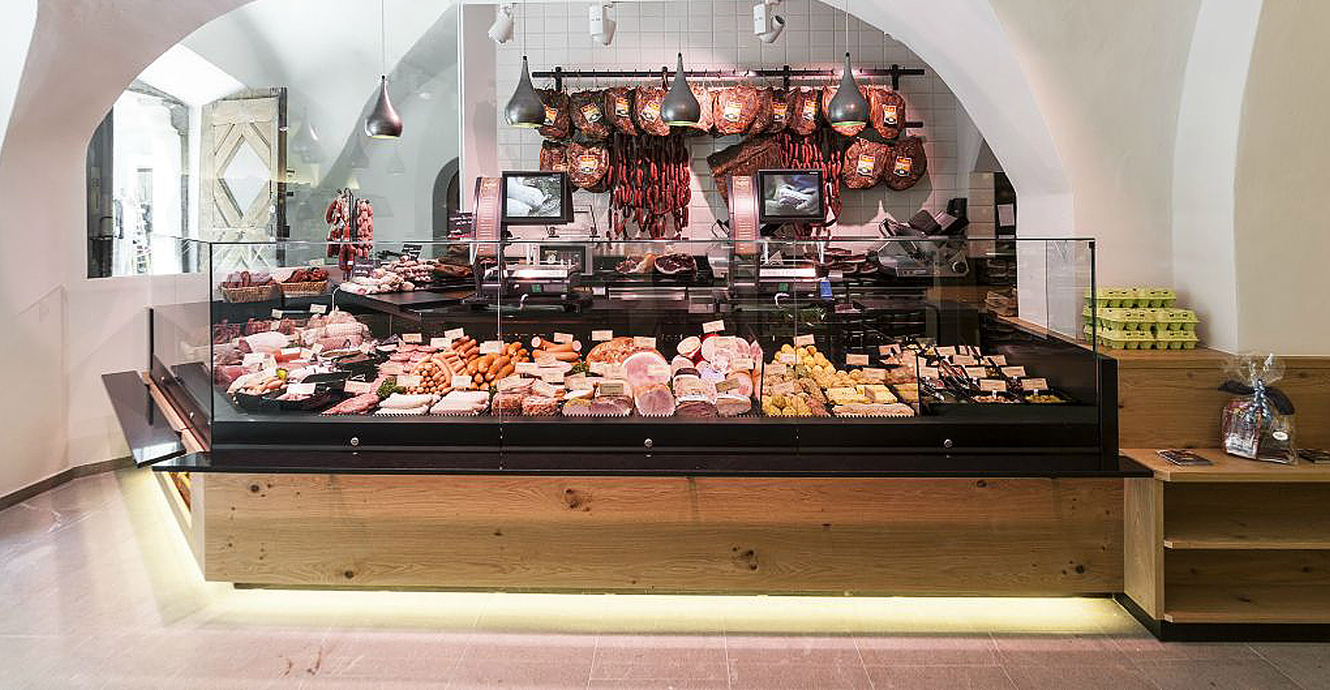 Vitrine boulangerie et patisserie