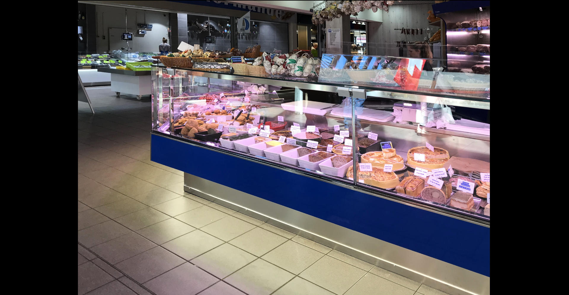 Vitrine boulangerie et patisserie