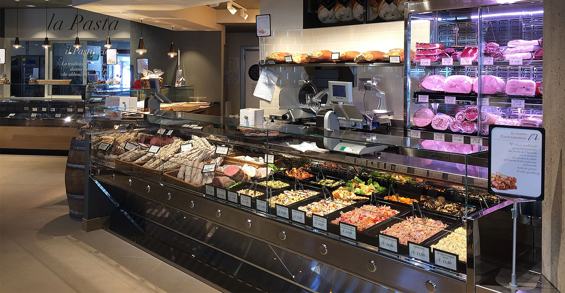 Vitrine boulangerie et patisserie