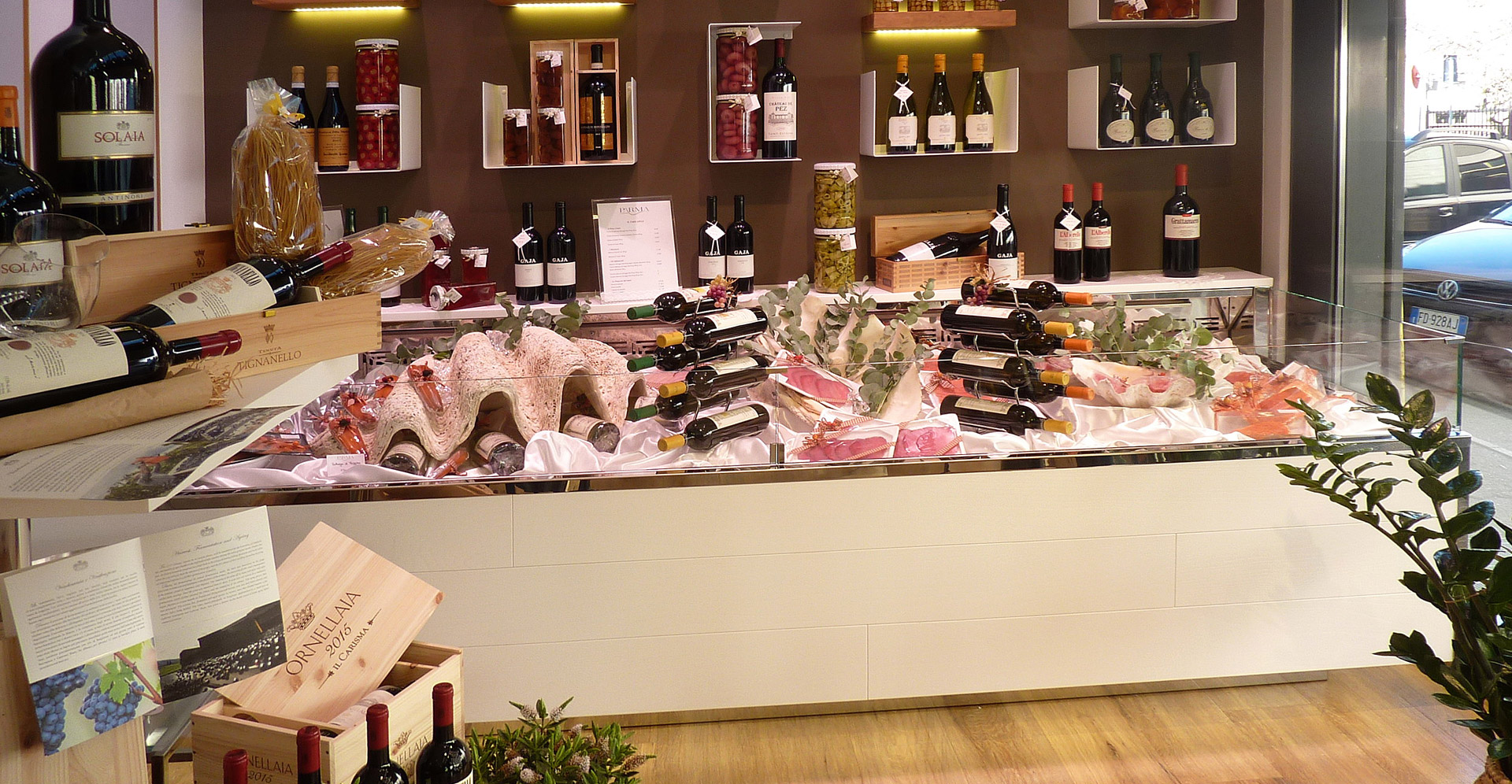 Vitrine boulangerie et patisserie