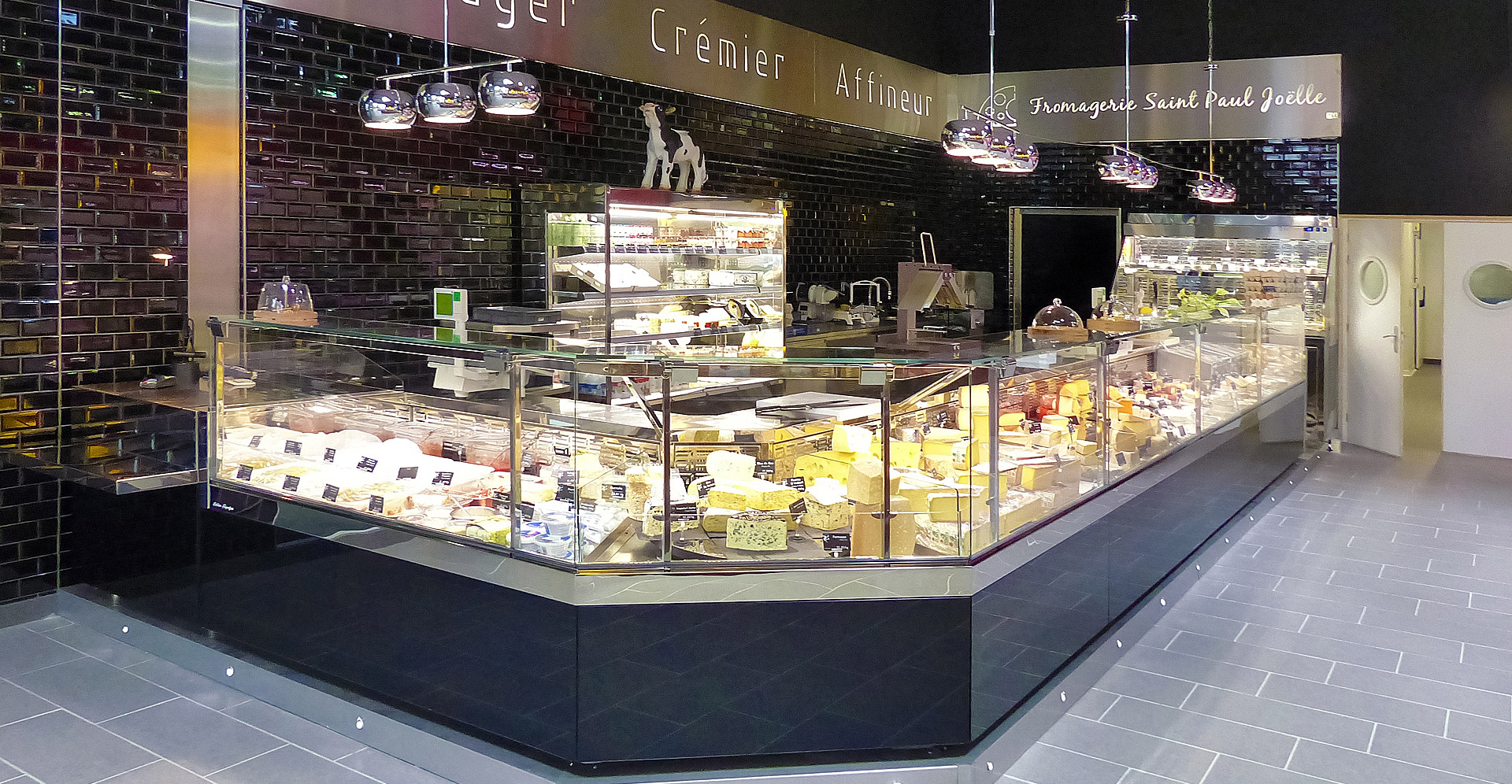 Vitrine boulangerie et patisserie