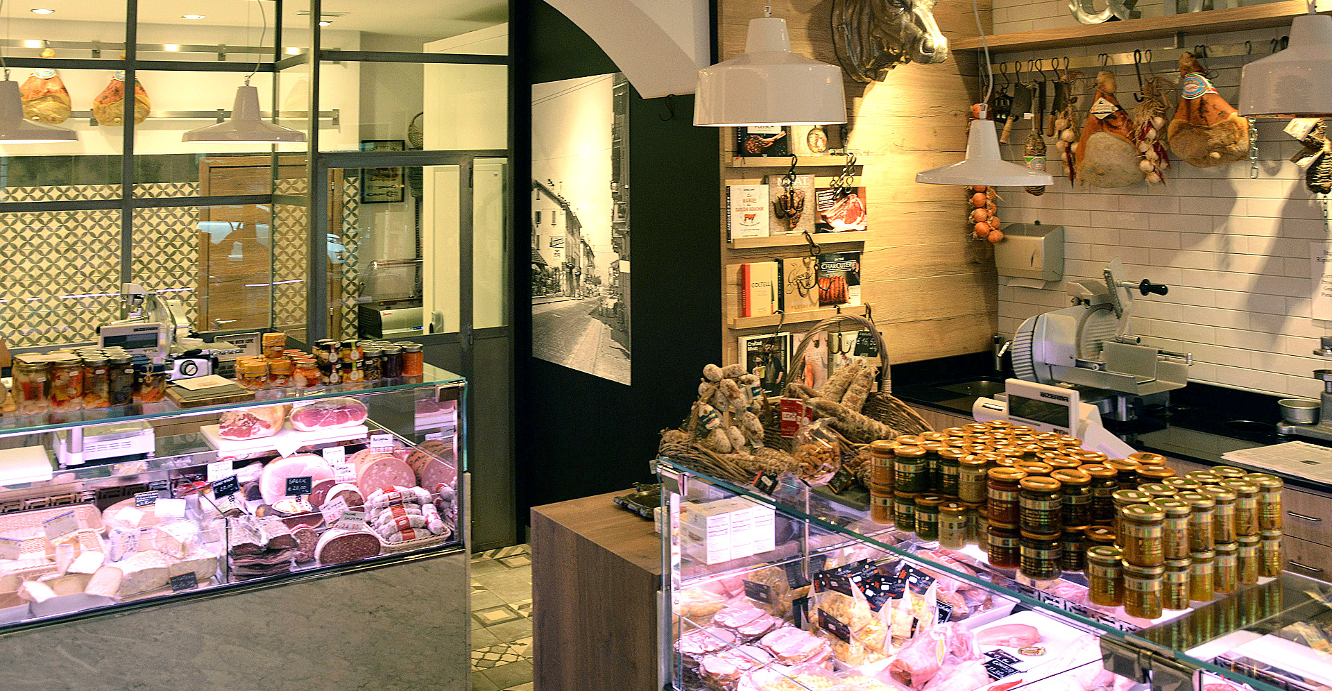 Vitrine boulangerie et patisserie