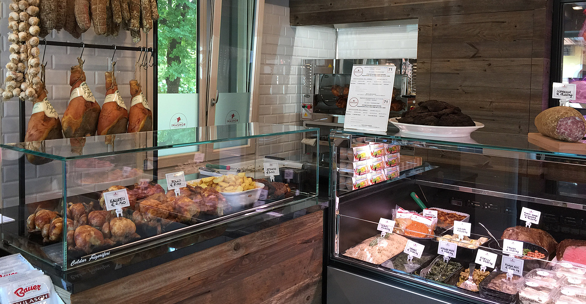 Vitrine boulangerie et patisserie