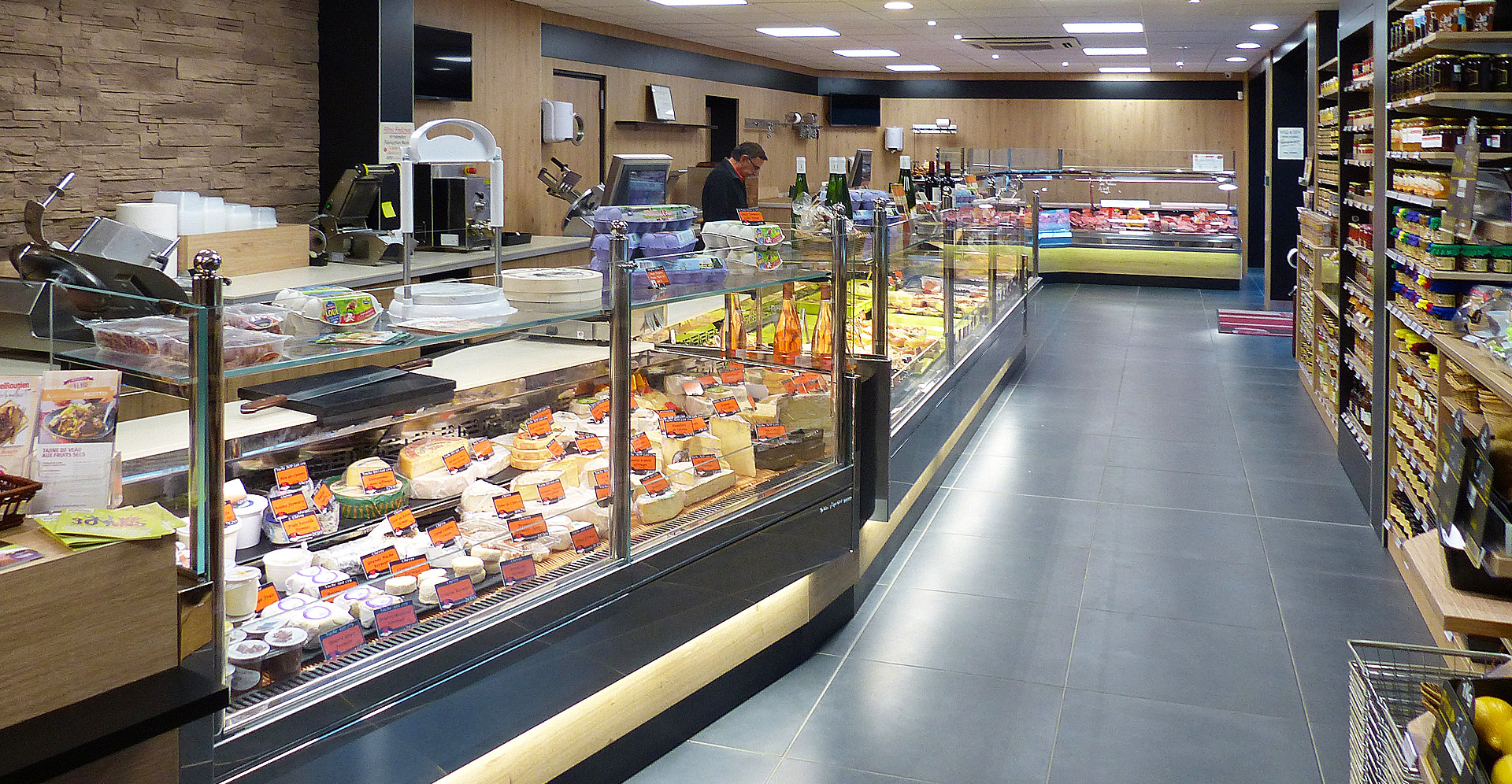 Vitrine boulangerie et patisserie